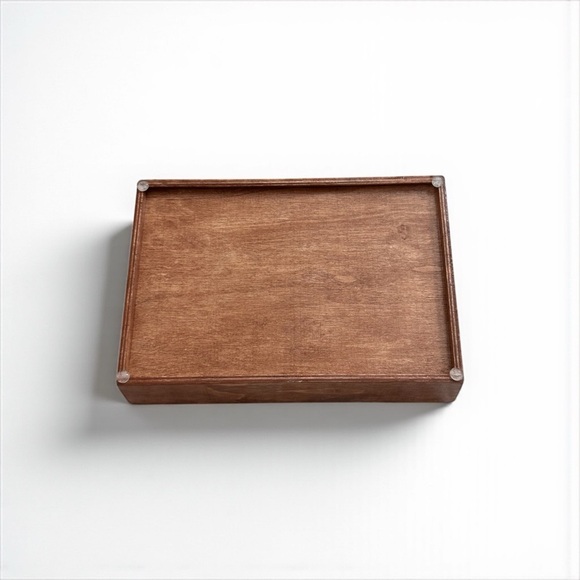 Handmade Floral Wooden Trinket Dish - Picture 5 of 8